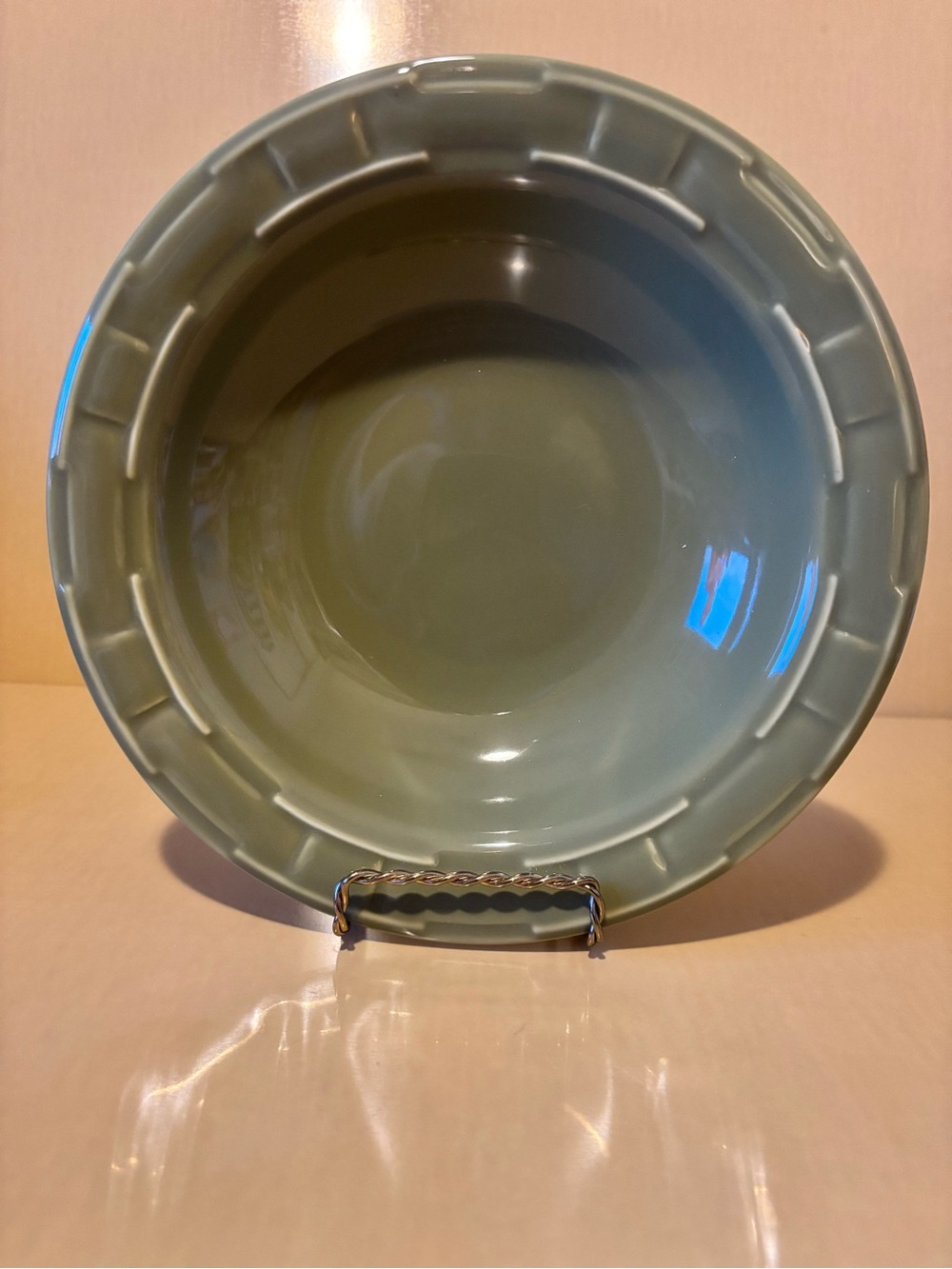 Longaberger Woven Traditions Sage Soup/Pasta Bowl